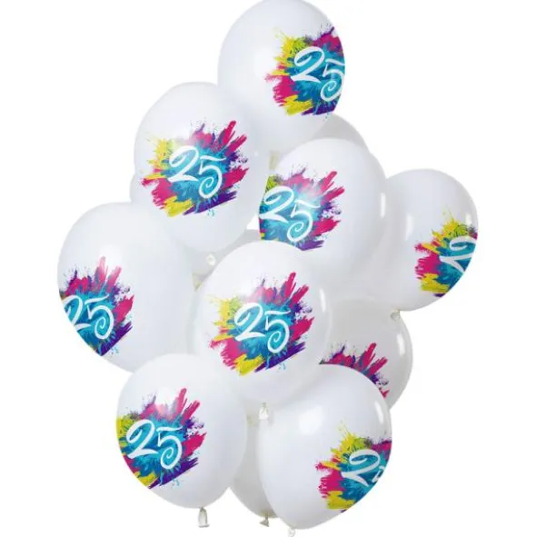Color Splash 25-års Ballonger Latex