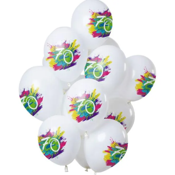 Color Splash 70-års Ballonger Latex