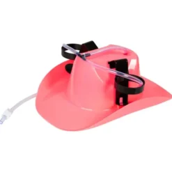 Cowboyhatt Rosa med Dryckeshållare