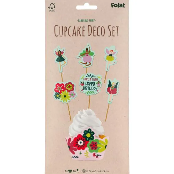 Cupcake Set Fabulous Fairy 12-pack