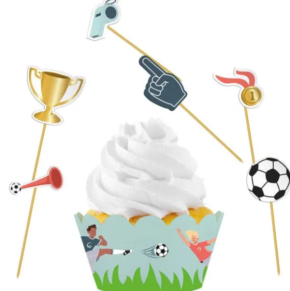 Cupcake Set Fotbollskalas 12-pack