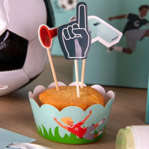 Cupcake Set Fotbollskalas 12-pack