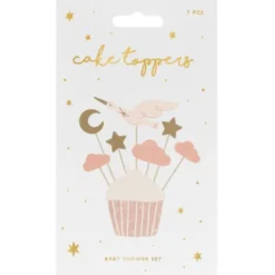 Cupcake Toppers Stork