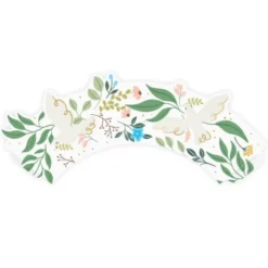 Cupcake Wrappers Blommor och Duvor