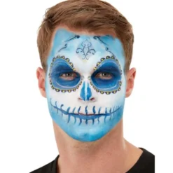 Day of the Dead Sminkset Blå