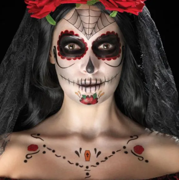 Day of the Dead Sminkset Spider