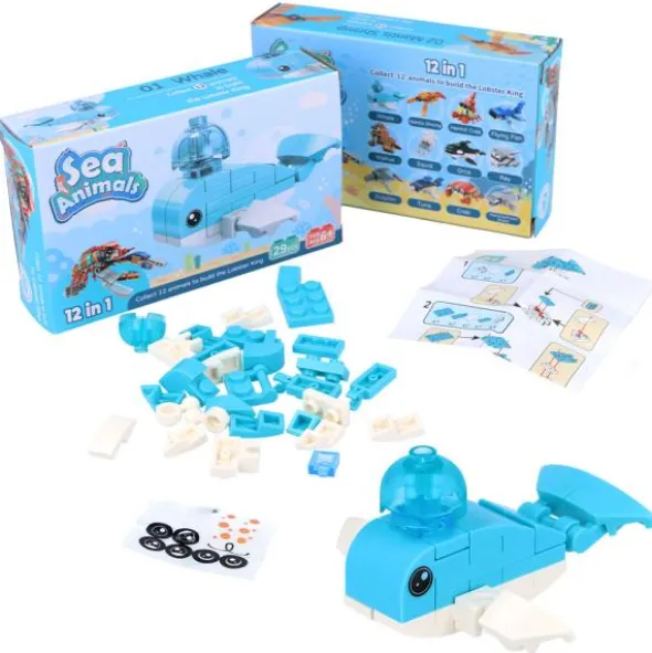 3D-Byggsats Set Havsdjur