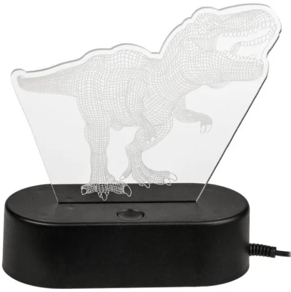 3D Dinosaurie Lampa