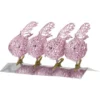Dekorationsfåglar med Klämmor Rosa