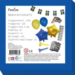 Dekorationspaket Sverige 7-pack