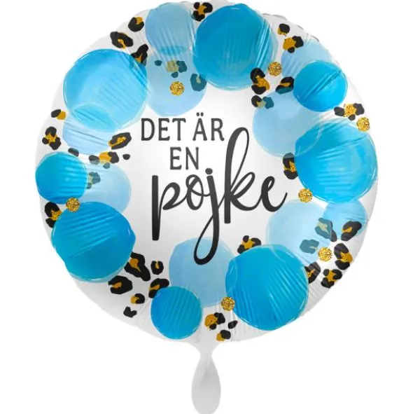 Det Är En Pojke Ballong Leopard