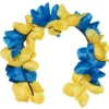 Diadem med Blommor Blå/Gul
