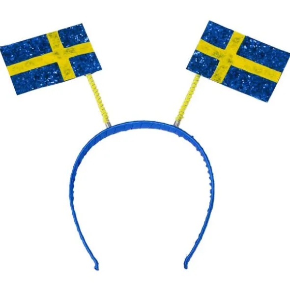 Diadem med Svenska Flaggor
