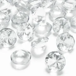 Diamantkonfetti Mellan Transparent