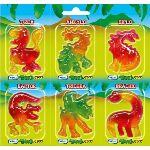 Dino Jelly Gelegodis 6-pack