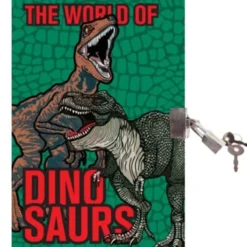 Dinosaurie Dagbok med Lås