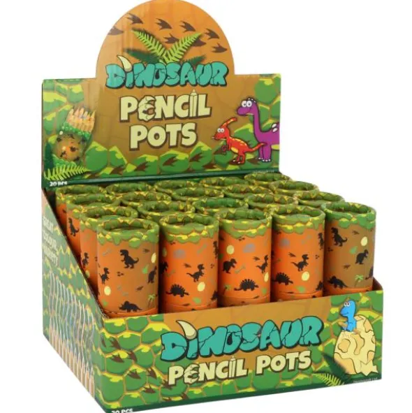 Dinosaurie Färgpennor i Tub 8 cm 12-pack