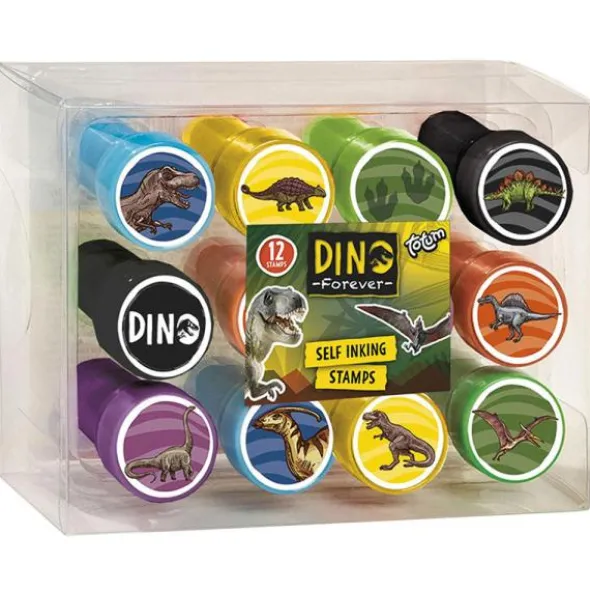 Dinosaurier Självfärgande Stämpelset