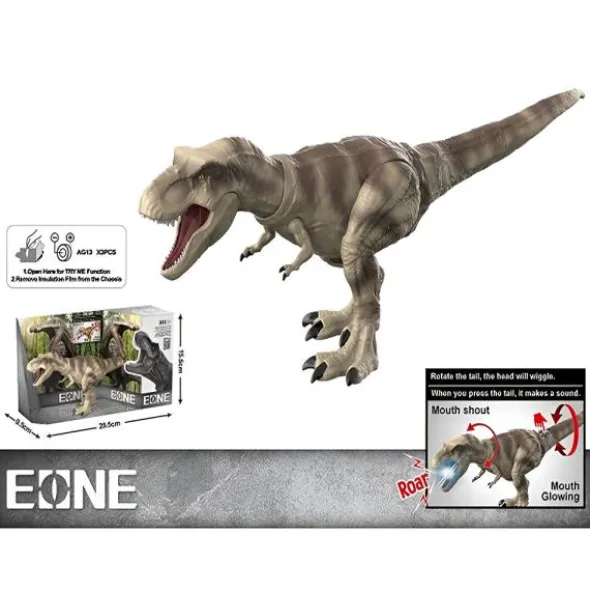 Dinosaurie T-Rex med Ljud & Ljus