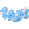 DIY Ballonggirlang Baby Blå