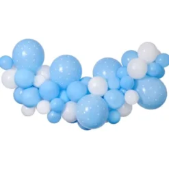 DIY Ballonggirlang Baby Blå
