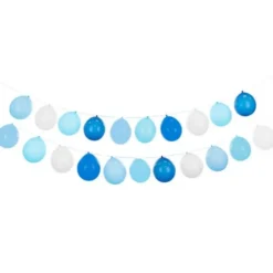 DIY Ballonggirlang Blå/Vit 21-pack