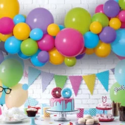 DIY Ballonggirlang Färgglad