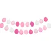 DIY Ballonggirlang Rosa/Vit 21-pack