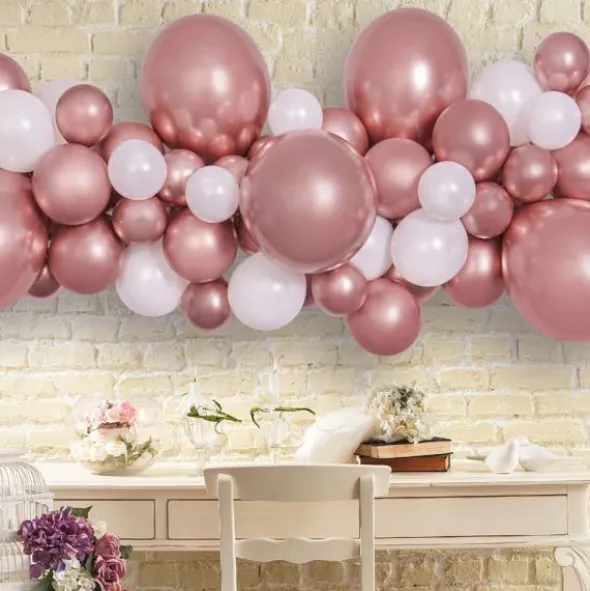 DIY Ballonggirlang Roséguld