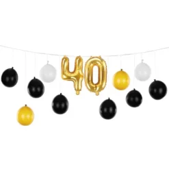 DIY Ballonggirlang 40 år 13-pack