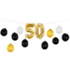 DIY Ballonggirlang 50 år 13-pack
