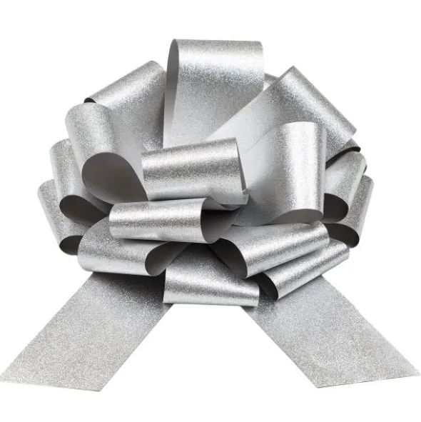 DIY Dekorationsrosett Silver 30 cm