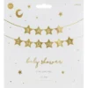 DIY Girlang Babyshower Guld