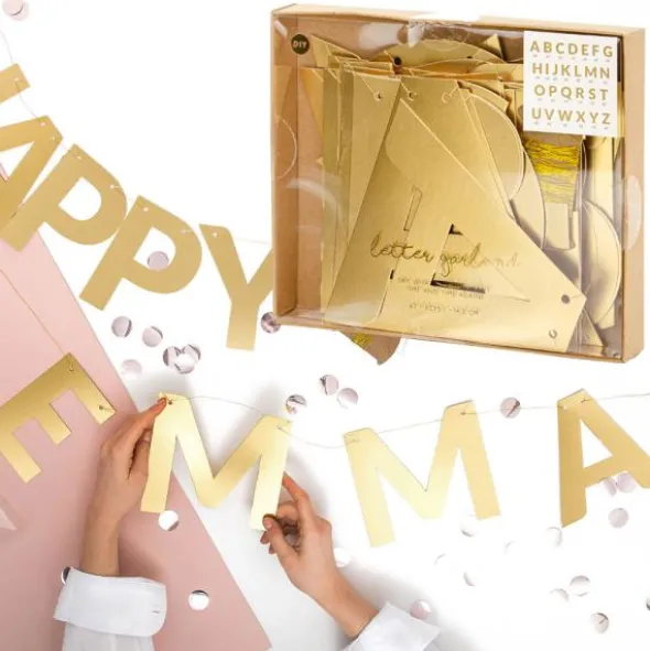 DIY Girlang Guld
