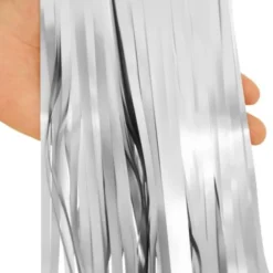 Dörrdraperi Matt Silver