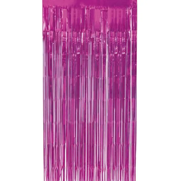 Dörrdraperi Metallic Fuchsia