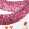 Dörrdraperi Metallic Rosa