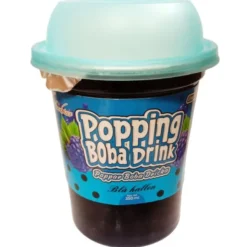 Dryck med Poppar Boba Blå Hallon 350 ml