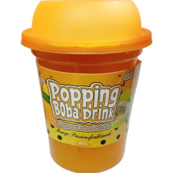 Dryck med Poppar Boba Mango/Passion 350 ml