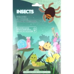 3D Skrappussel Insekter
