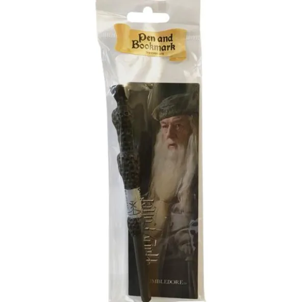 Dumbledore Trollstav Penna & Bokmärke