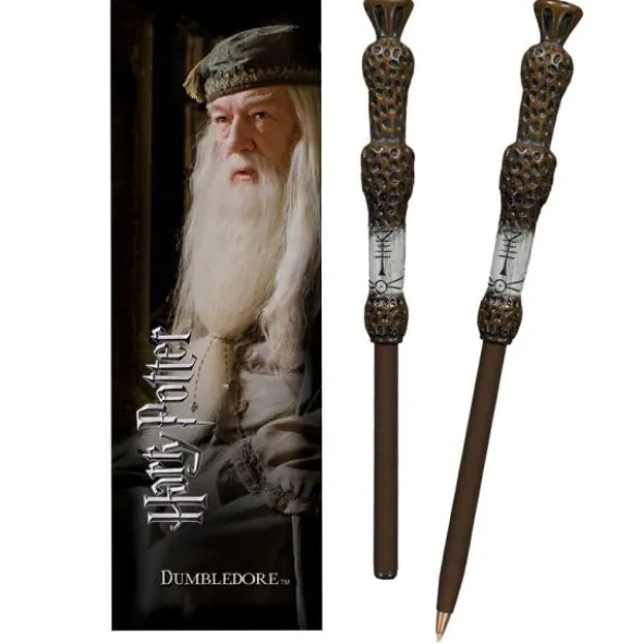 Dumbledore Trollstav Penna & Bokmärke