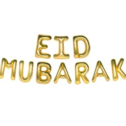 Eid Mubarak Ballonggirlang Guld