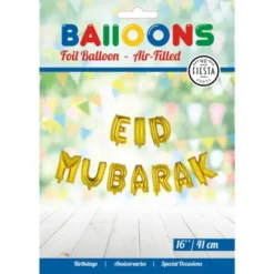 Eid Mubarak Ballonggirlang Kit Guld