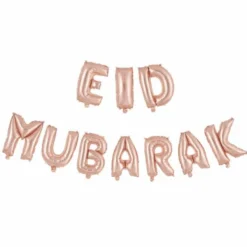 Eid Mubarak Ballonggirlang Kit Roséguld