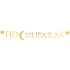 Eid Mubarak Girlang Guld