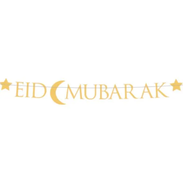Eid Mubarak Girlang Guld