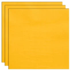 Engångsservetter Gul 24 cm 20-pack