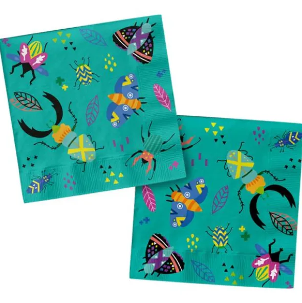 Engångsservetter Insekter 33 cm 20-pack