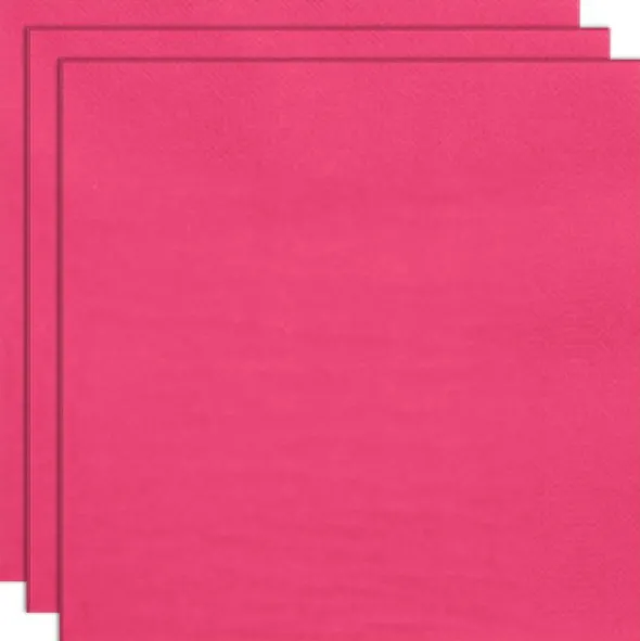 Engångsservetter Intensiv Rosa 33 cm 20-pack